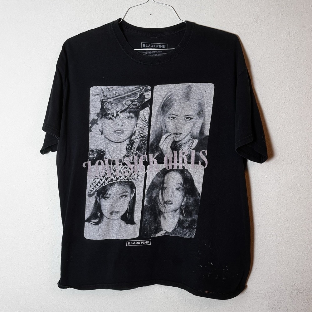BLACKPINK Lovesick Girls T Shirt XL K Pop YG Entertainment Band Tee
